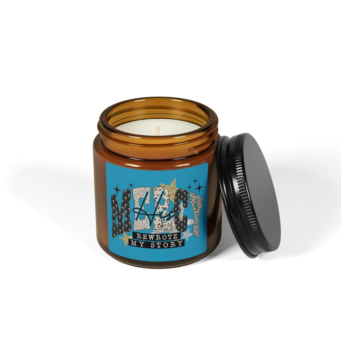 His Mercy Rewrote My Story Soy Candle