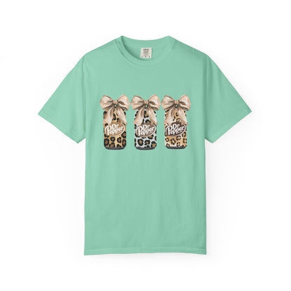 Dr Pepper Leopard- Comfort Color Tee