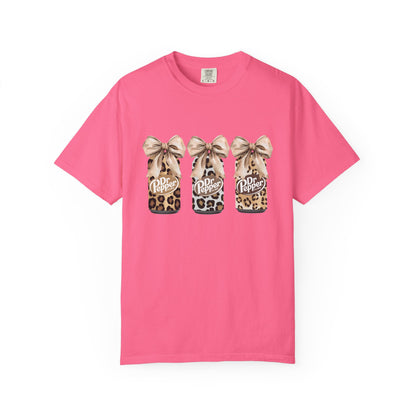 Dr Pepper Leopard- Comfort Color Tee