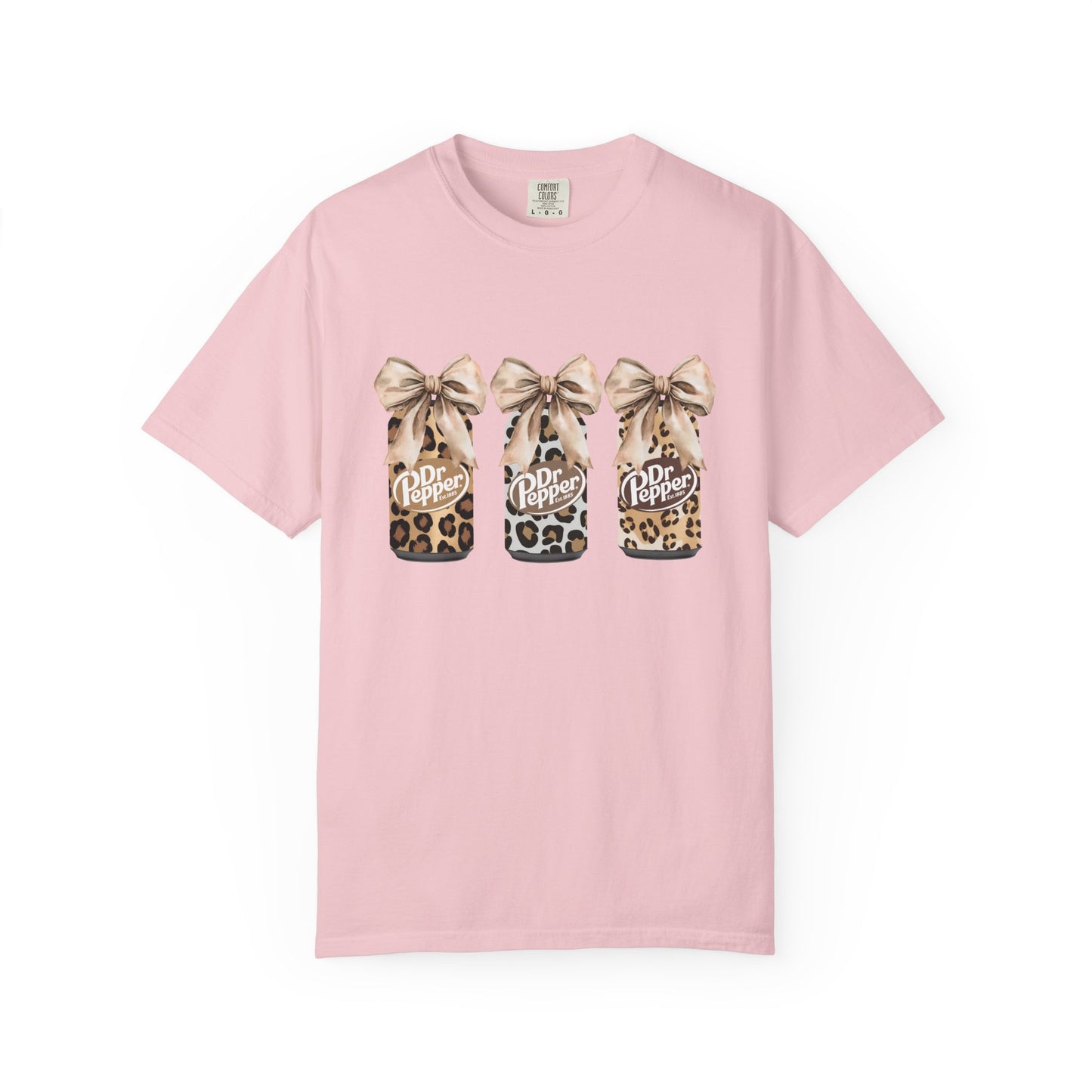 Dr Pepper Leopard- Comfort Color Tee
