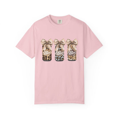 Dr Pepper Leopard- Comfort Color Tee