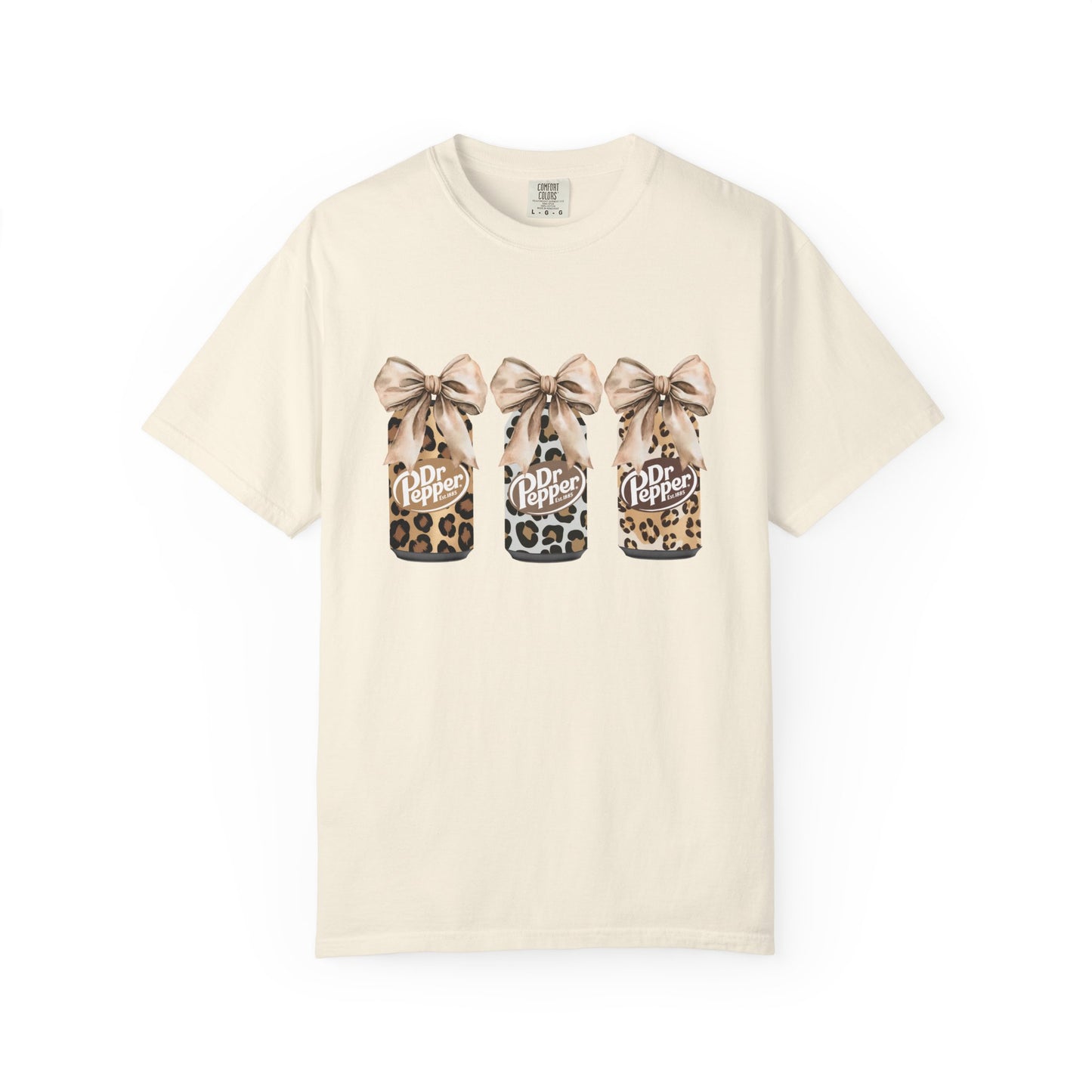 Dr Pepper Leopard- Comfort Color Tee