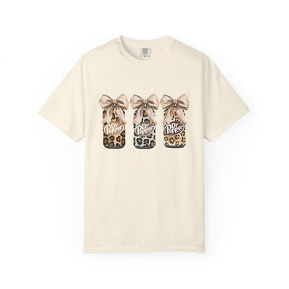 Dr Pepper Leopard- Comfort Color Tee