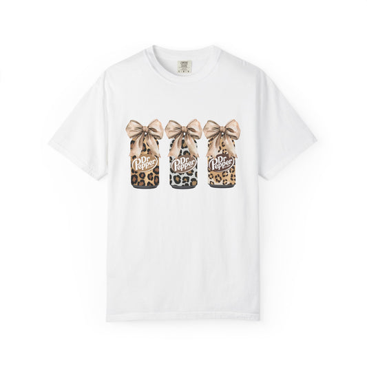 Dr Pepper Leopard- Comfort Color Tee