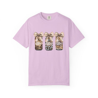 Dr Pepper Leopard- Comfort Color Tee
