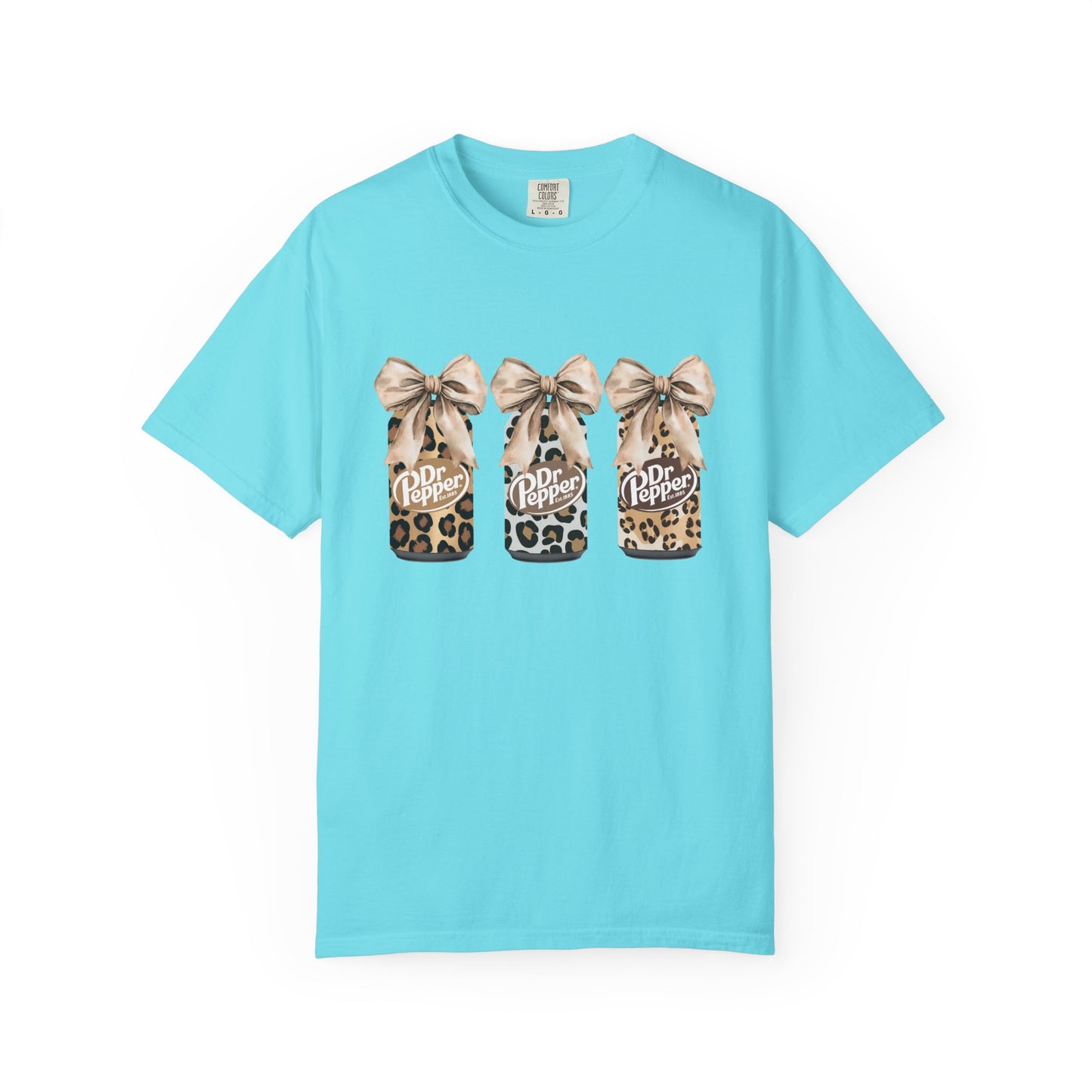 Dr Pepper Leopard- Comfort Color Tee