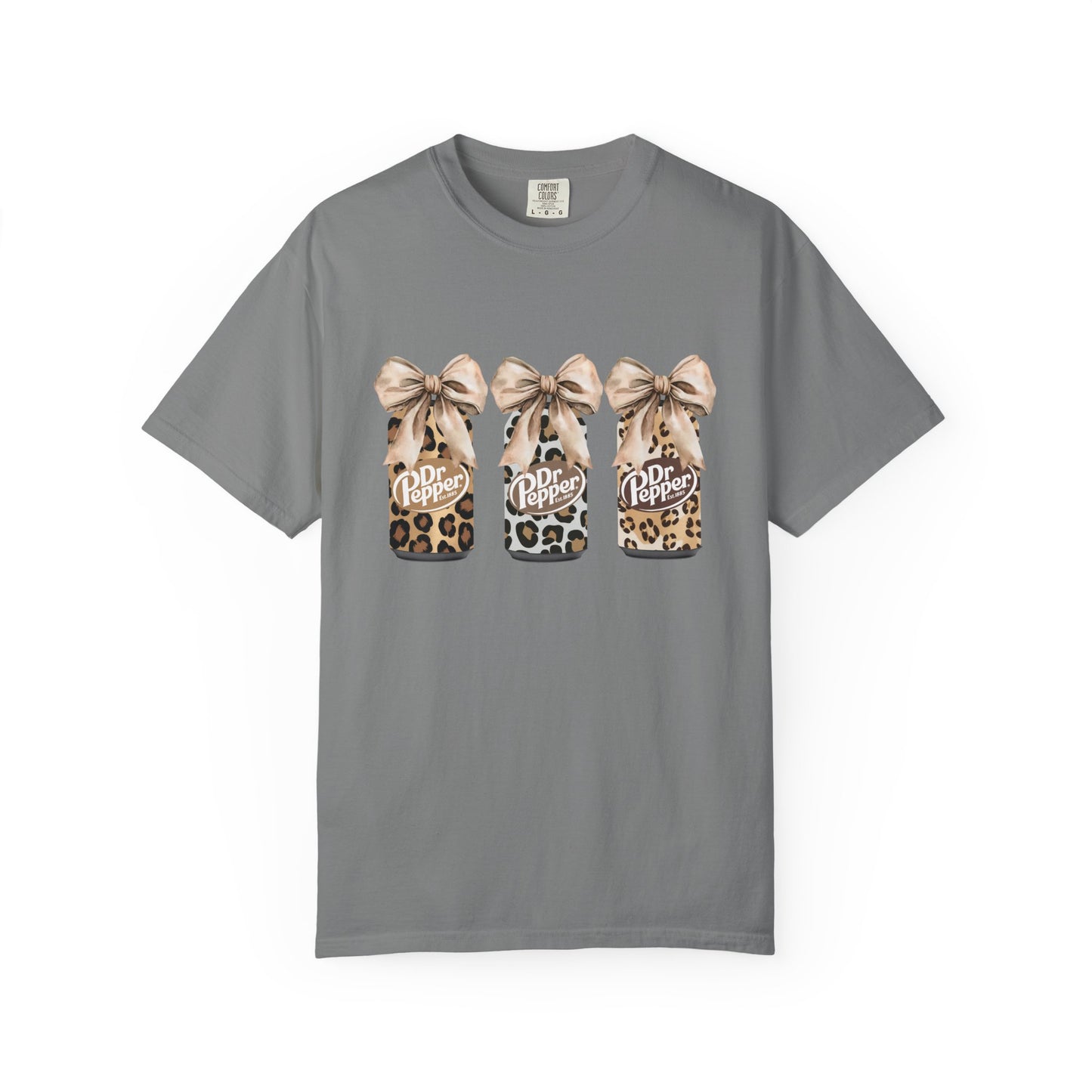 Dr Pepper Leopard- Comfort Color Tee